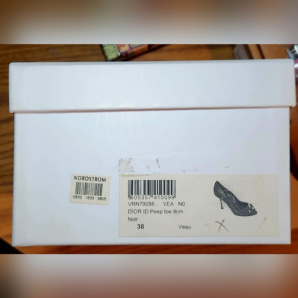 Christian Dior black patent leather high heel stilettos size 38 Womans Shoe - Picture 7 of 7